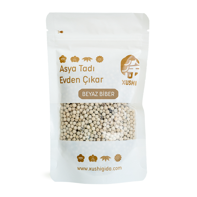 WHITE PEPPER   (白胡椒粒)  BEYAZ BIBER BARBARUM - 100G