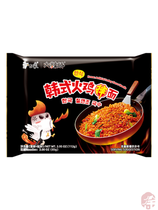 Korean Style Hot Turkey  Flavor Instant Noodle    (白象韩式火鸡拌面)  Kore Usulu Hindi Aromali Erişte - 112G