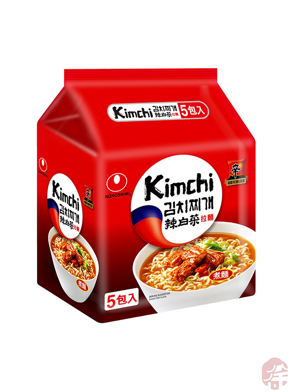 Kimchi Ramyun*5   (泡菜拉面五连包)  Kimchi Ramyun*5 - 120G